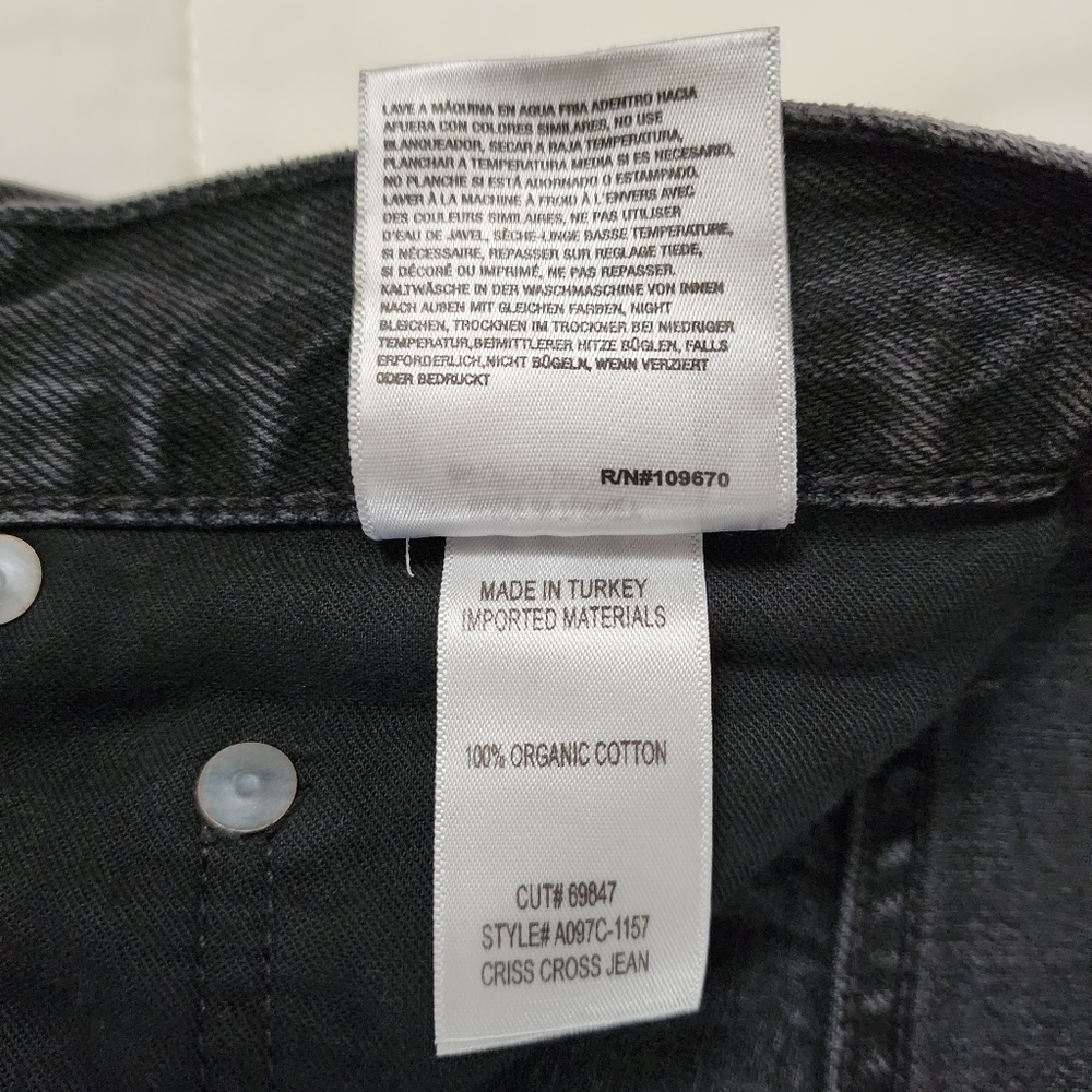 Agolde Shambles High Rise Criss Cross Jeans - Picture 8 of 12